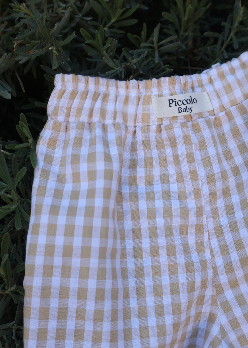 Frill Hem Pants- Sand Beige