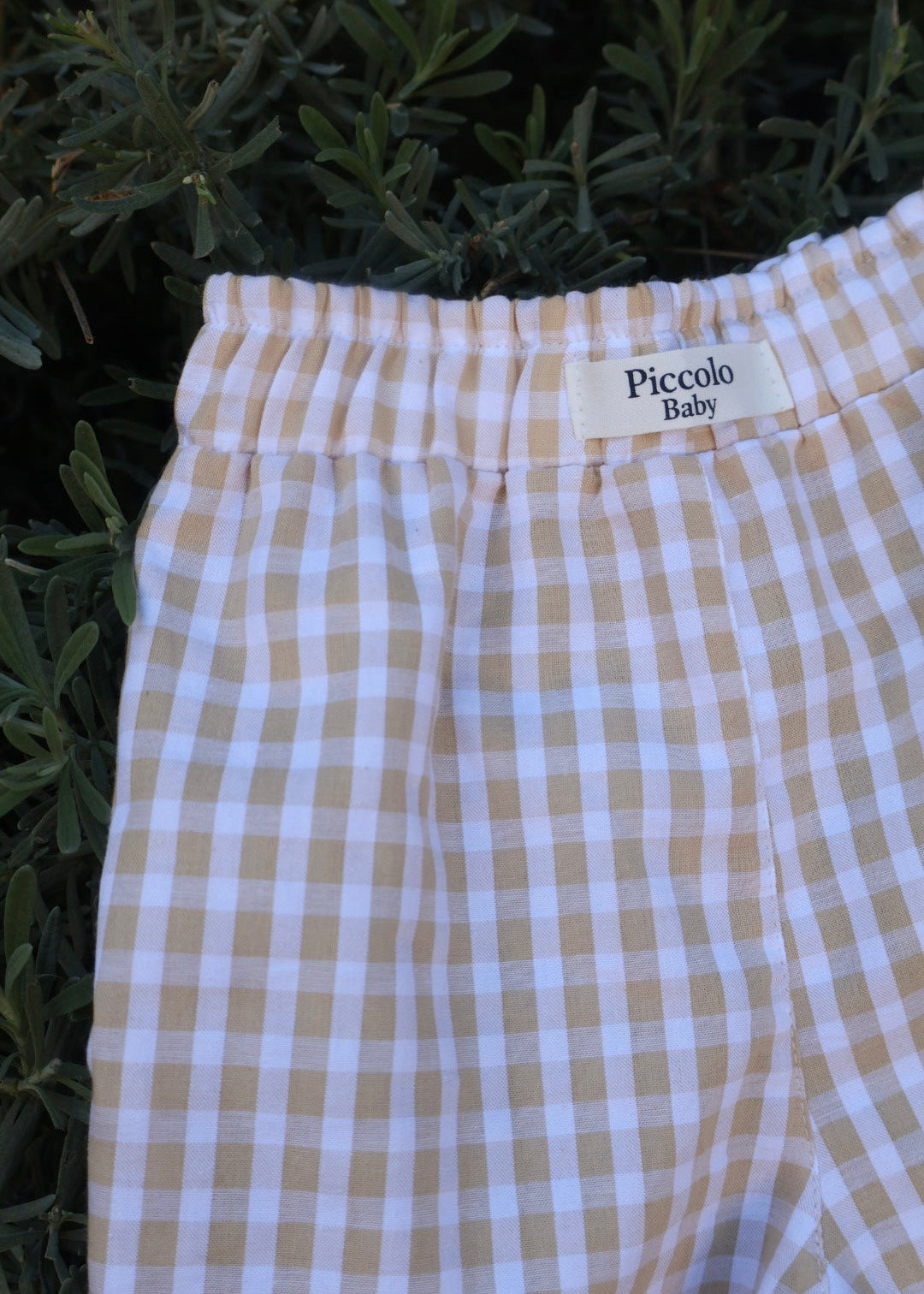Frill Hem Pants- Sand Beige