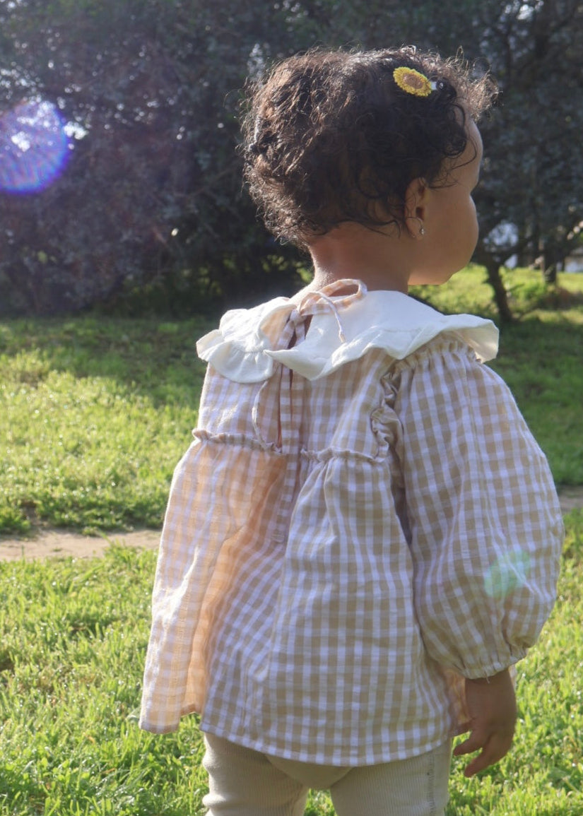 Sunday Blouse- Sand Beige