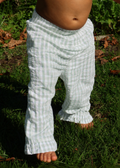 Frill Hem Pants- Mint Green